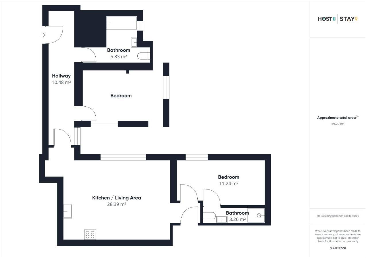 Host & Stay - Clarendon Apartments เรดคาร์ ภายนอก รูปภาพ